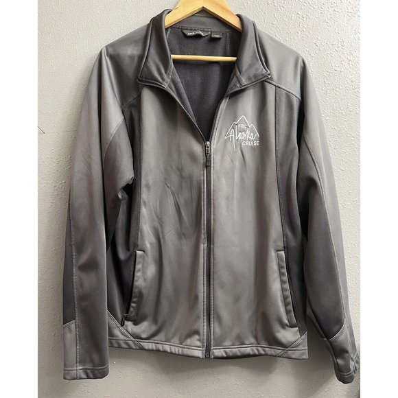 Eddie Bauer Jacket Adult XL Gray Outdoors Parka Zip Coat Mens FRC ALASKA CRUISE - Picture 1 of 14